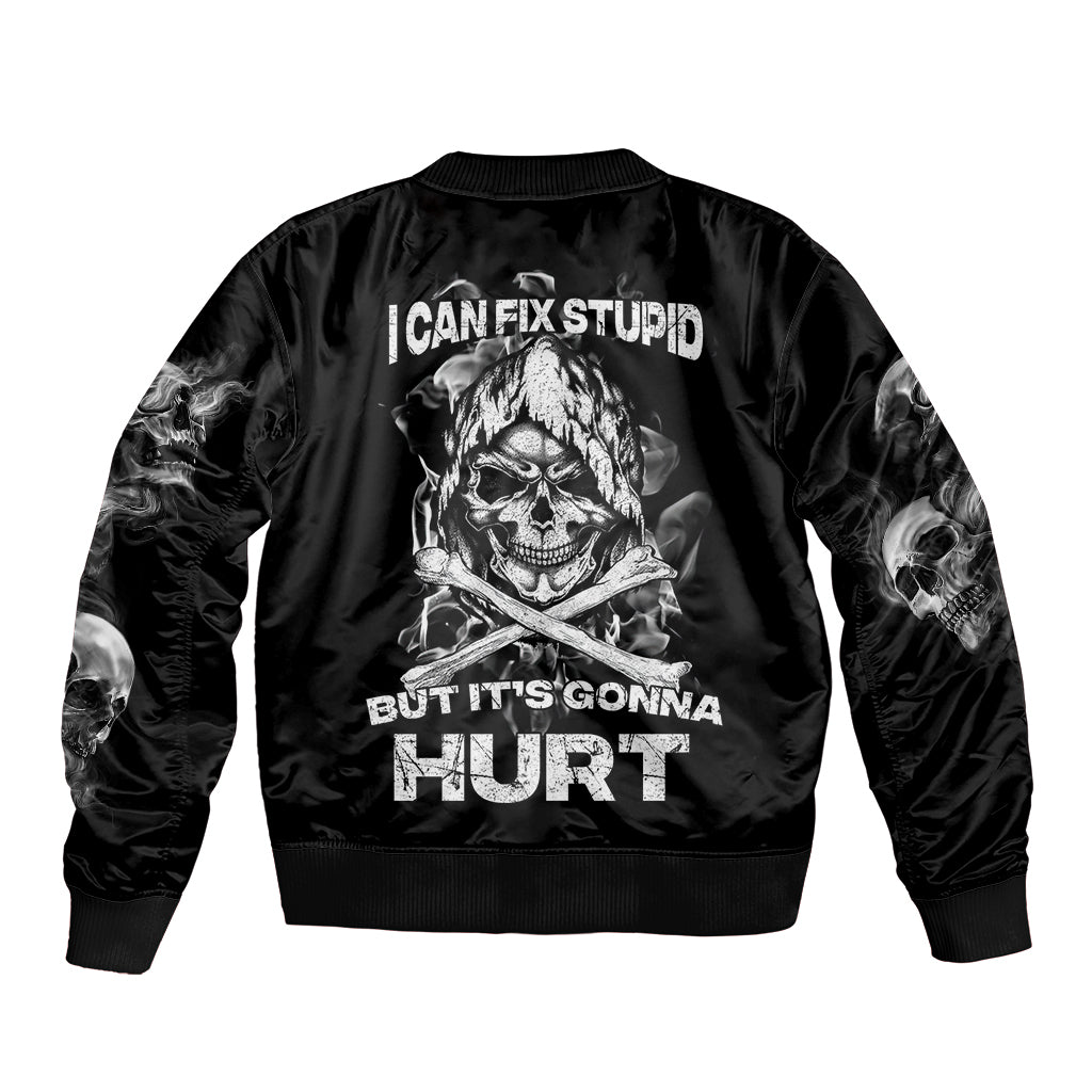 skull-sleeve-zip-bomber-jacket-i-can-fix-stupid