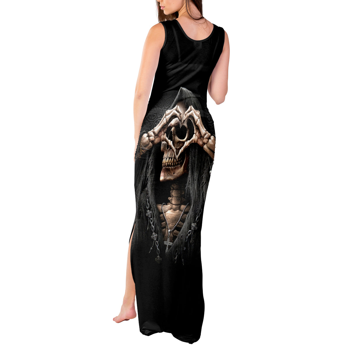 reaper-heart-tank-maxi-dress-eternal-embrace-uniting-souls-in-the-realm-of-skulls
