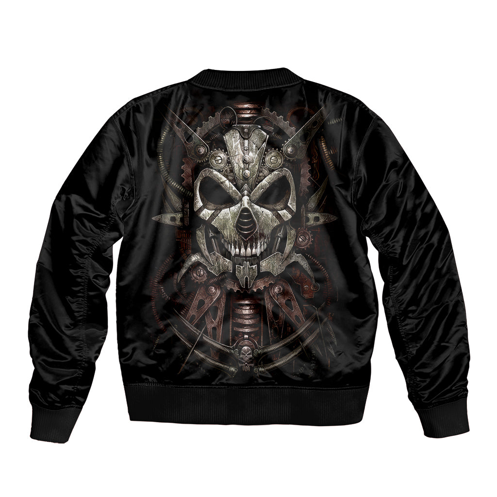 unveiling-the-mechanical-skull-sleeve-zip-bomber-jacket-cybernetic-enigma
