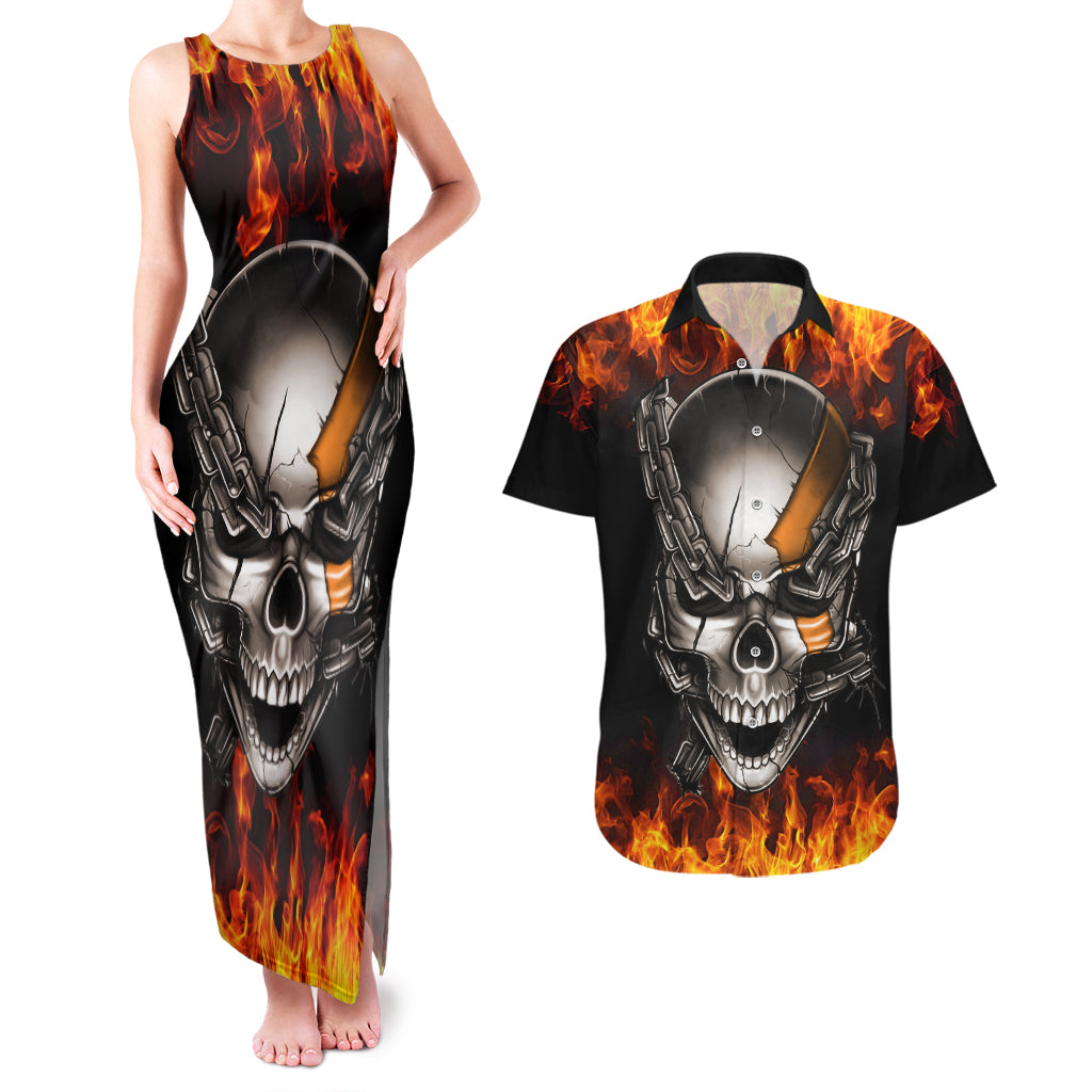 metal-skull-couples-matching-tank-maxi-dress-and-hawaiian-shirt-infernal-chains-in-fiery-abyss