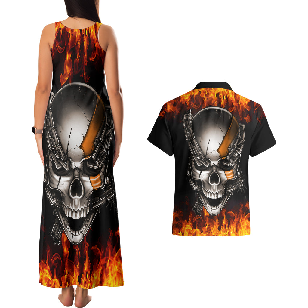 metal-skull-couples-matching-tank-maxi-dress-and-hawaiian-shirt-infernal-chains-in-fiery-abyss