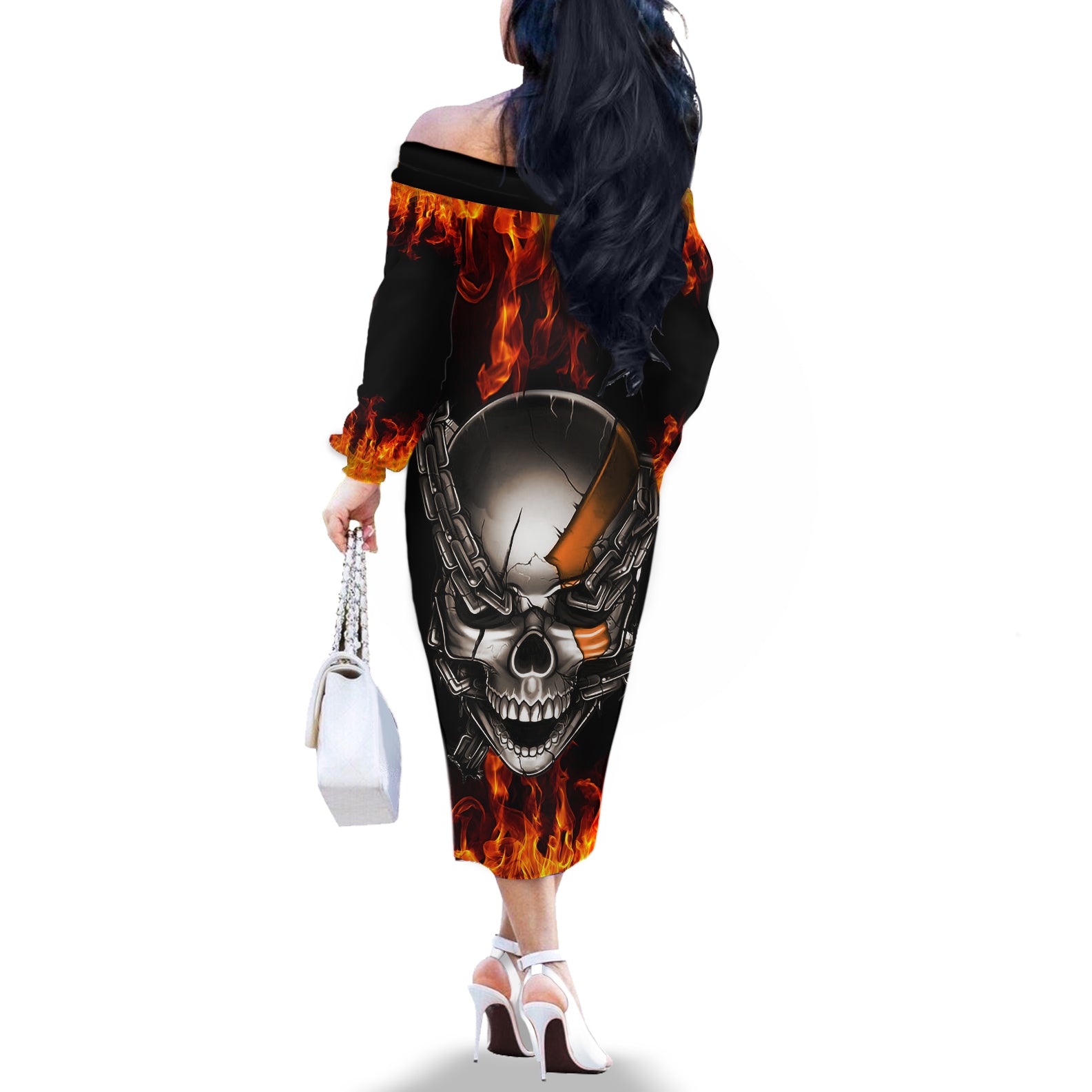metal-skull-off-the-shoulder-long-sleeve-dress-infernal-chains-in-fiery-abyss