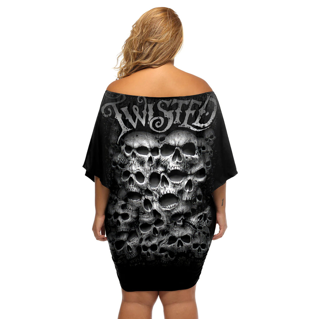 skull-off-shoulder-short-dress-twisted-head-skull