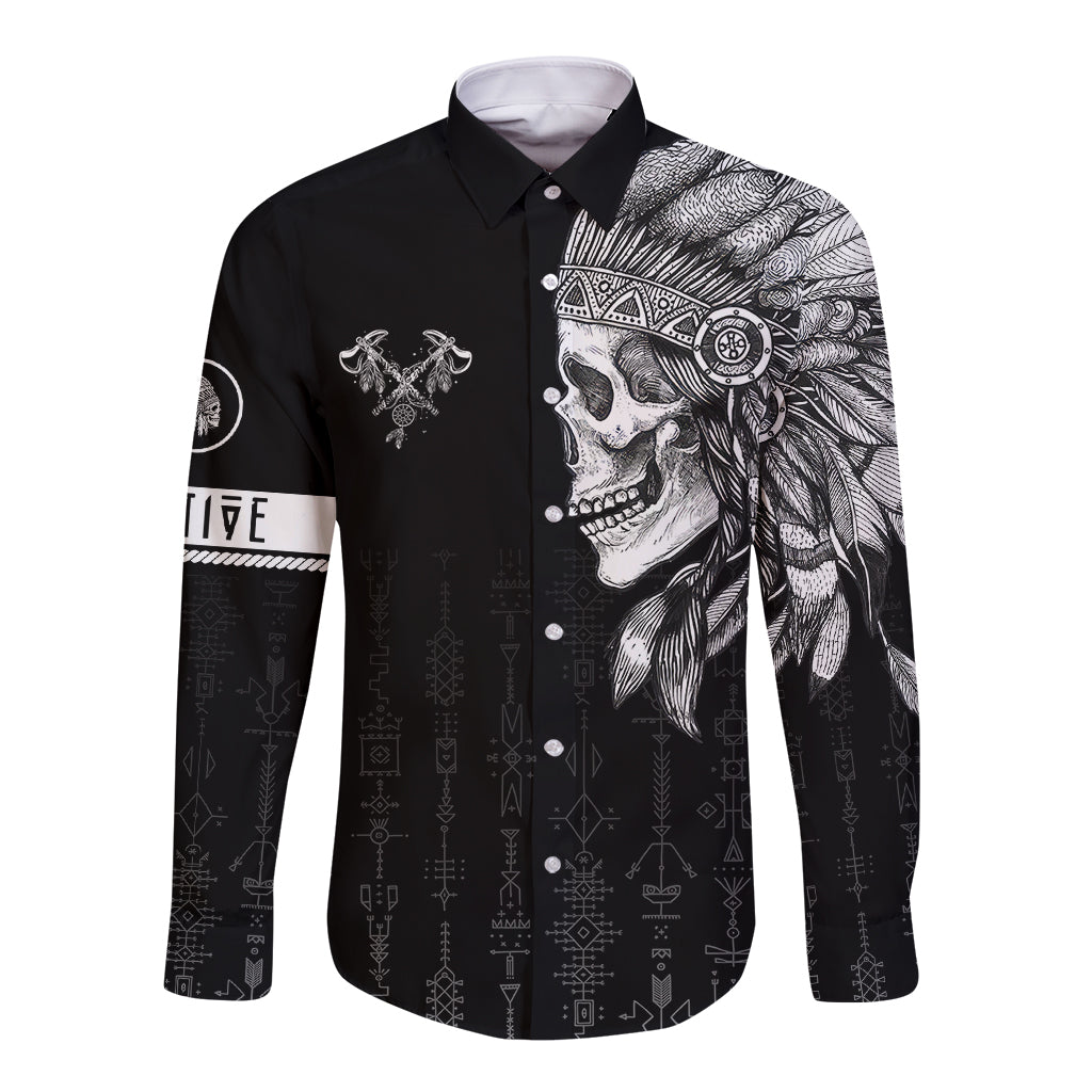 skull-long-sleeve-button-shirt-chief-skeleton