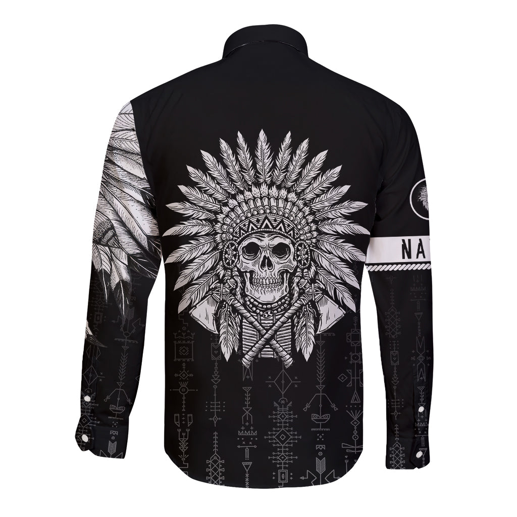skull-long-sleeve-button-shirt-chief-skeleton