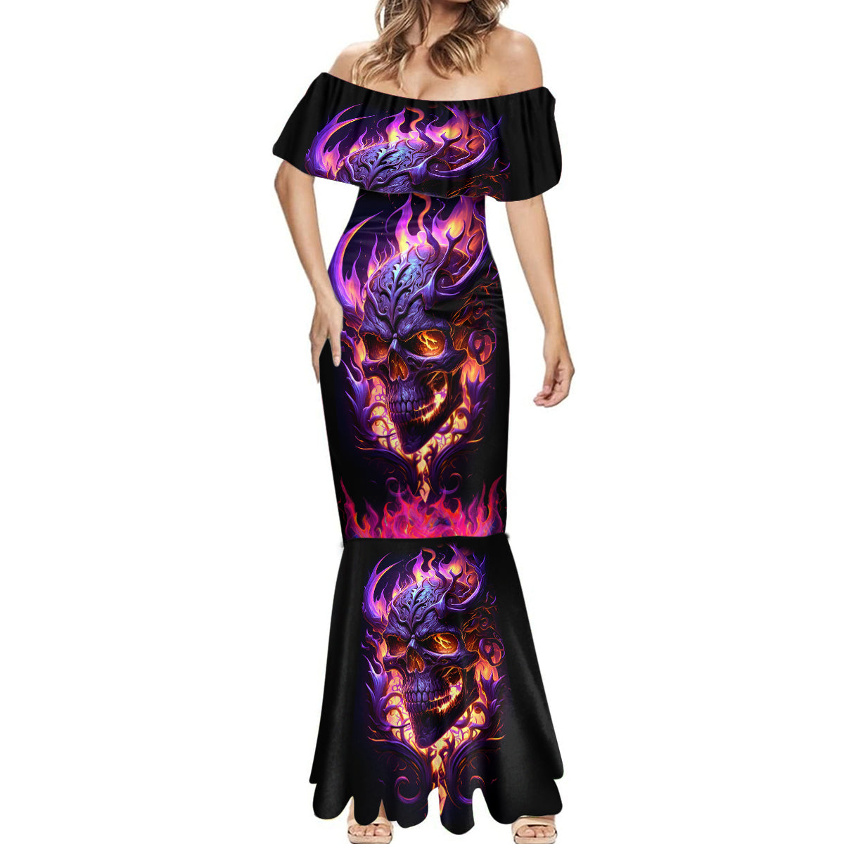 skull-mermaid-dress-purple-skull-fire
