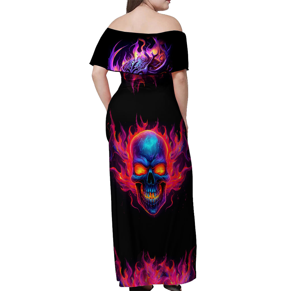 skull-off-shoulder-maxi-dress-purple-skull-fire