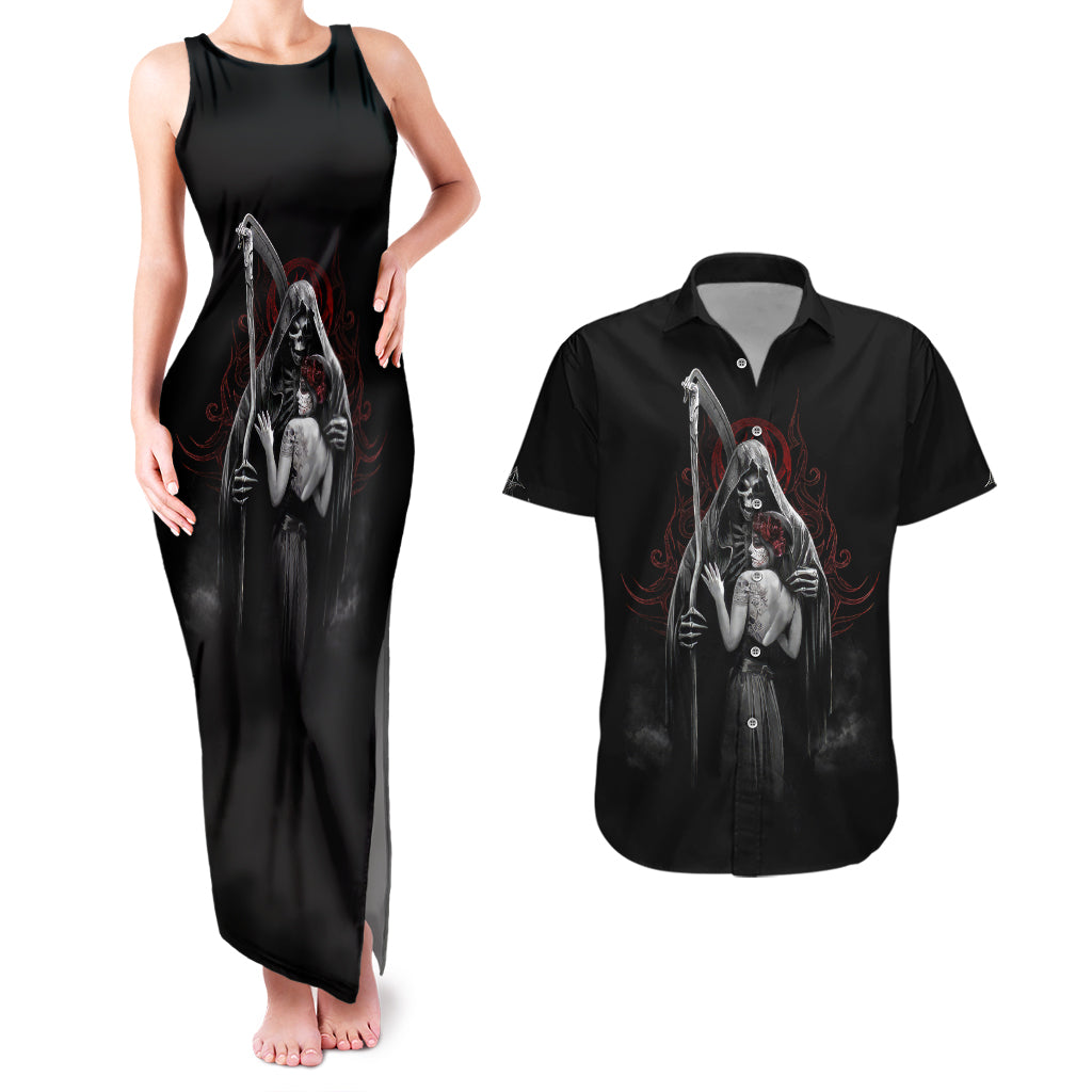 skull-couples-matching-tank-maxi-dress-and-hawaiian-shirt-death-angel-and-da-de-muertos-girl