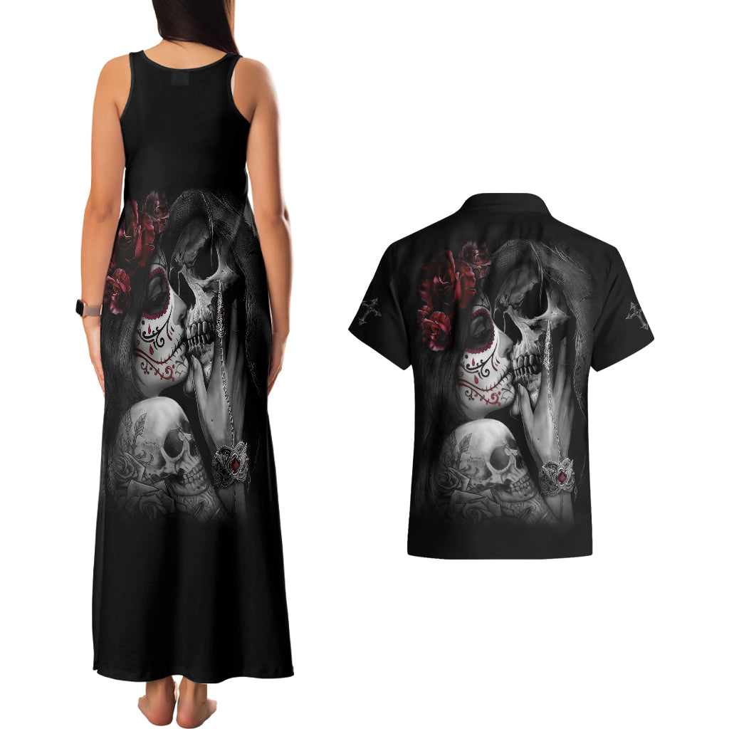 skull-couples-matching-tank-maxi-dress-and-hawaiian-shirt-death-angel-and-da-de-muertos-girl