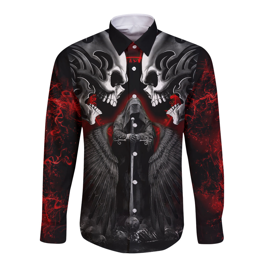 skull-long-sleeve-button-shirt-double-skull-and-death-angel