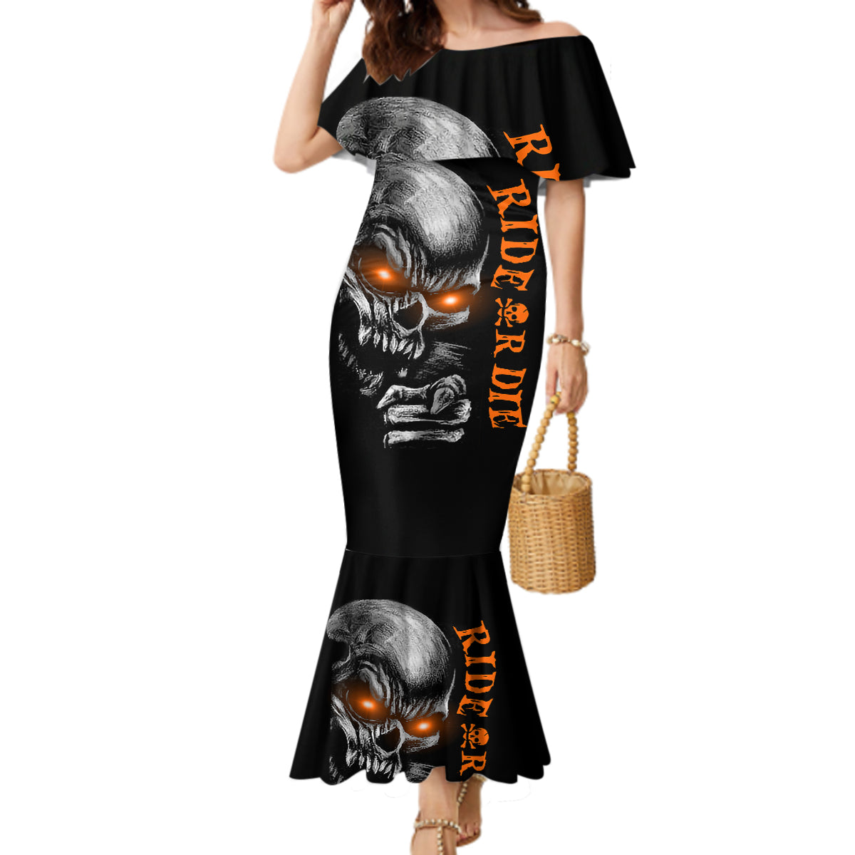 skull-mermaid-dress-ride-or-die