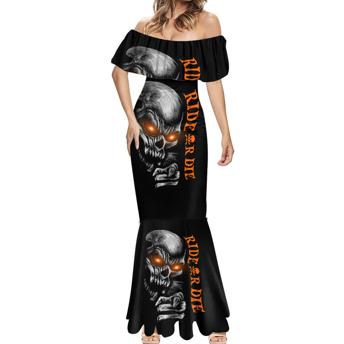 skull-mermaid-dress-ride-or-die