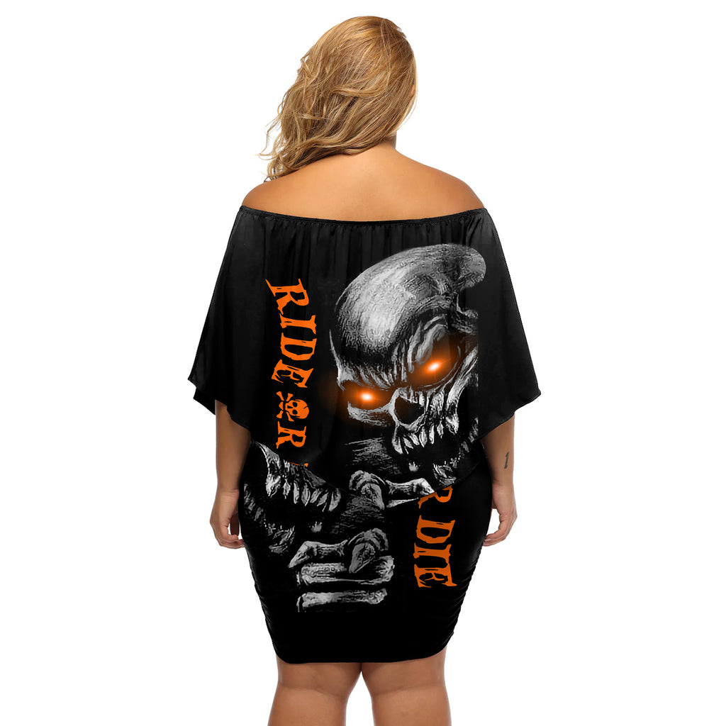 skull-off-shoulder-short-dress-ride-or-die
