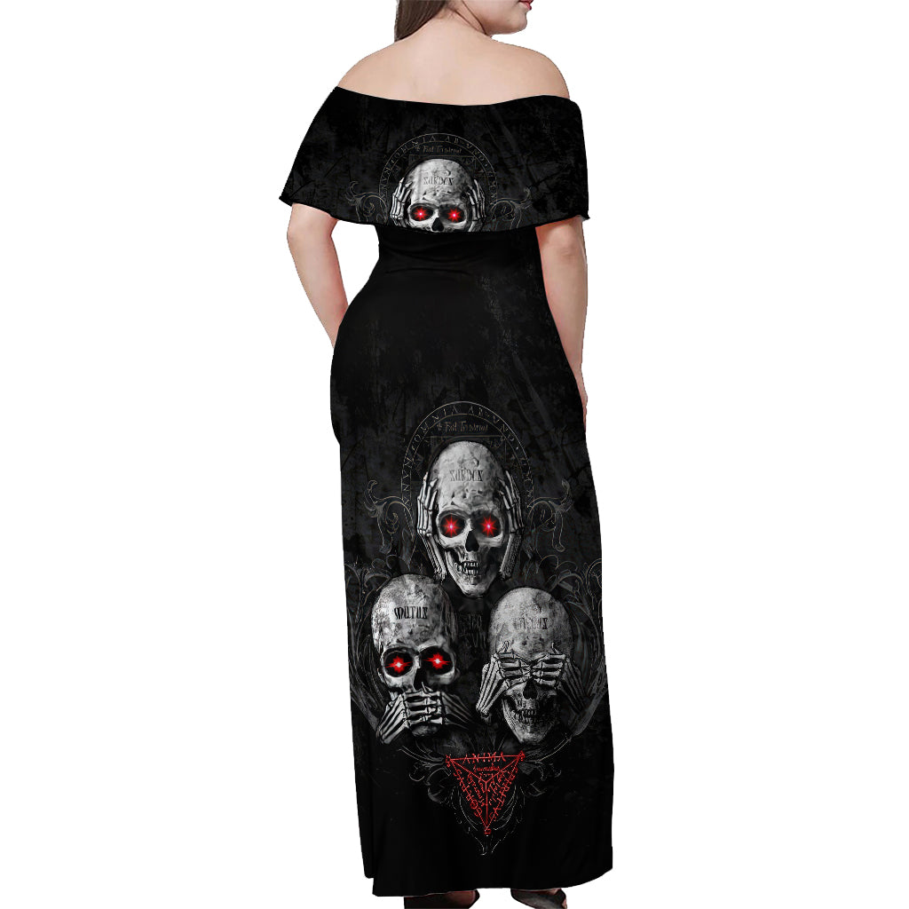skull-off-shoulder-maxi-dress-no-see-no-hear-no-speak-evil