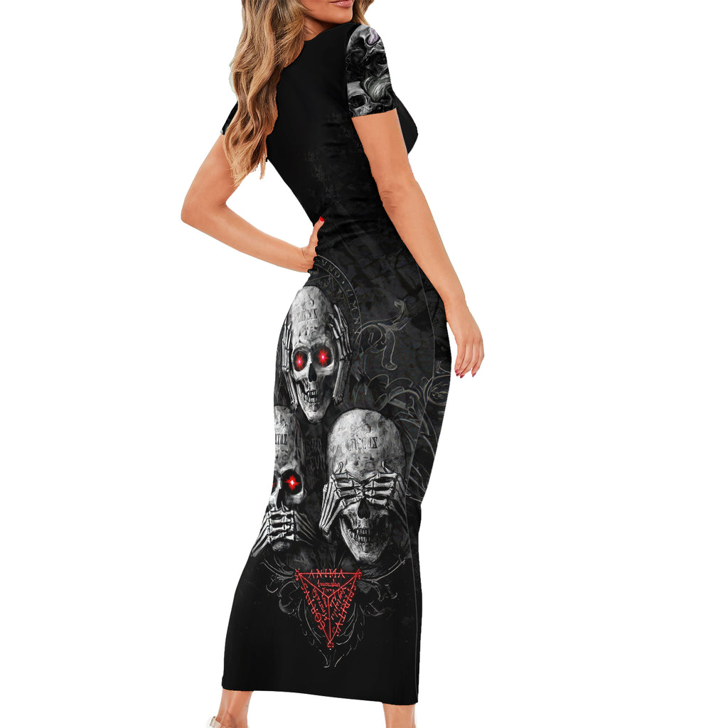 skull-short-sleeve-bodycon-dress-no-see-no-hear-no-speak-evil