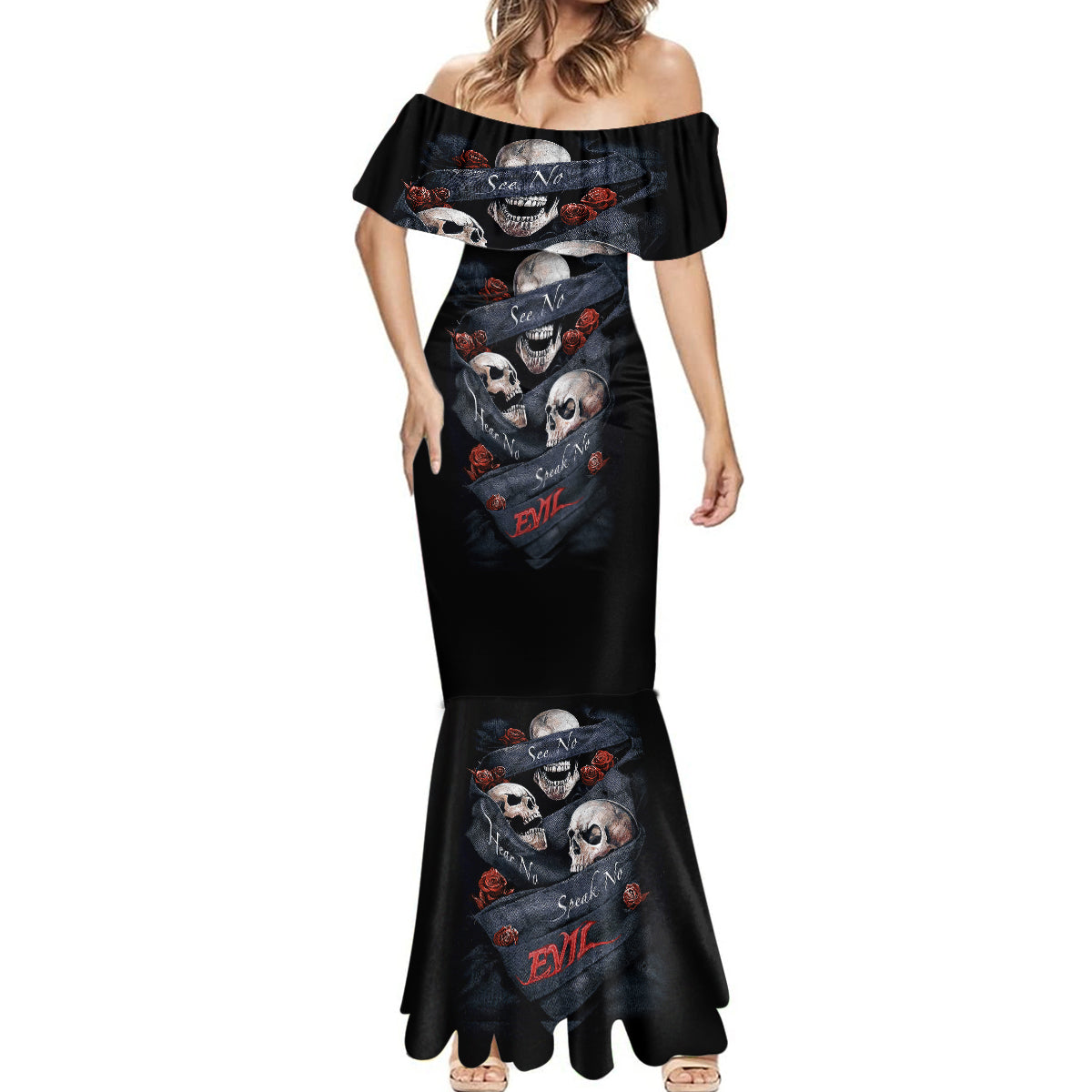 skull-mermaid-dress-no-see-evil-red-rose-jean