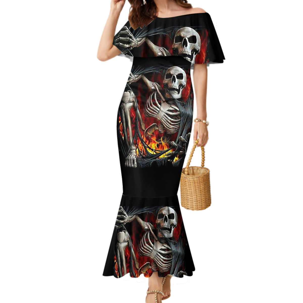 skull-mermaid-dress-skeleton-ripped-inside-flame