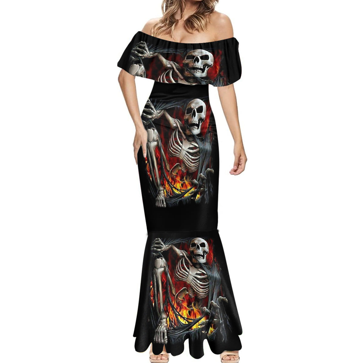 skull-mermaid-dress-skeleton-ripped-inside-flame