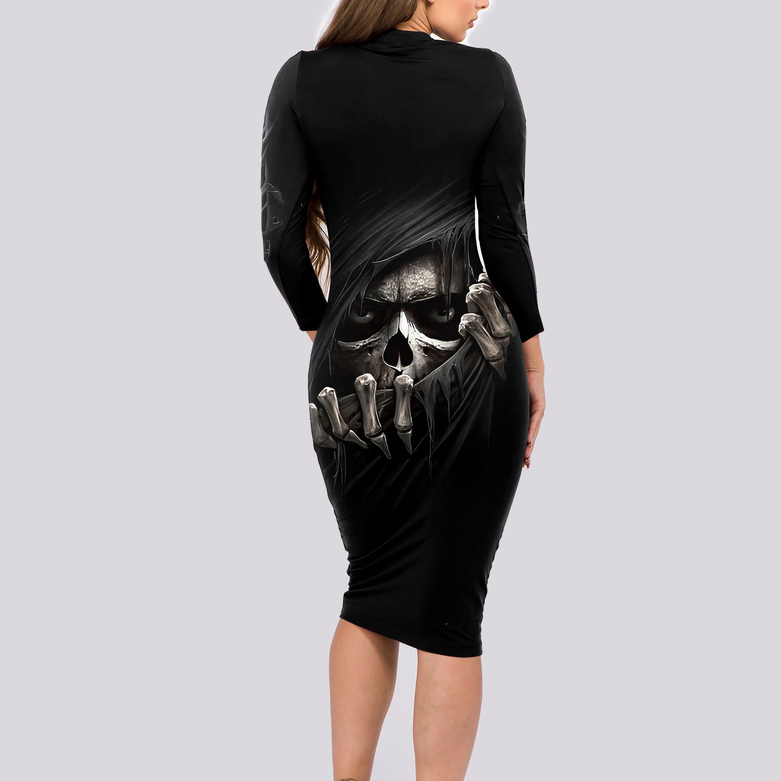 skull-long-sleeve-bodycon-dress-evil-skeleton-look-inside