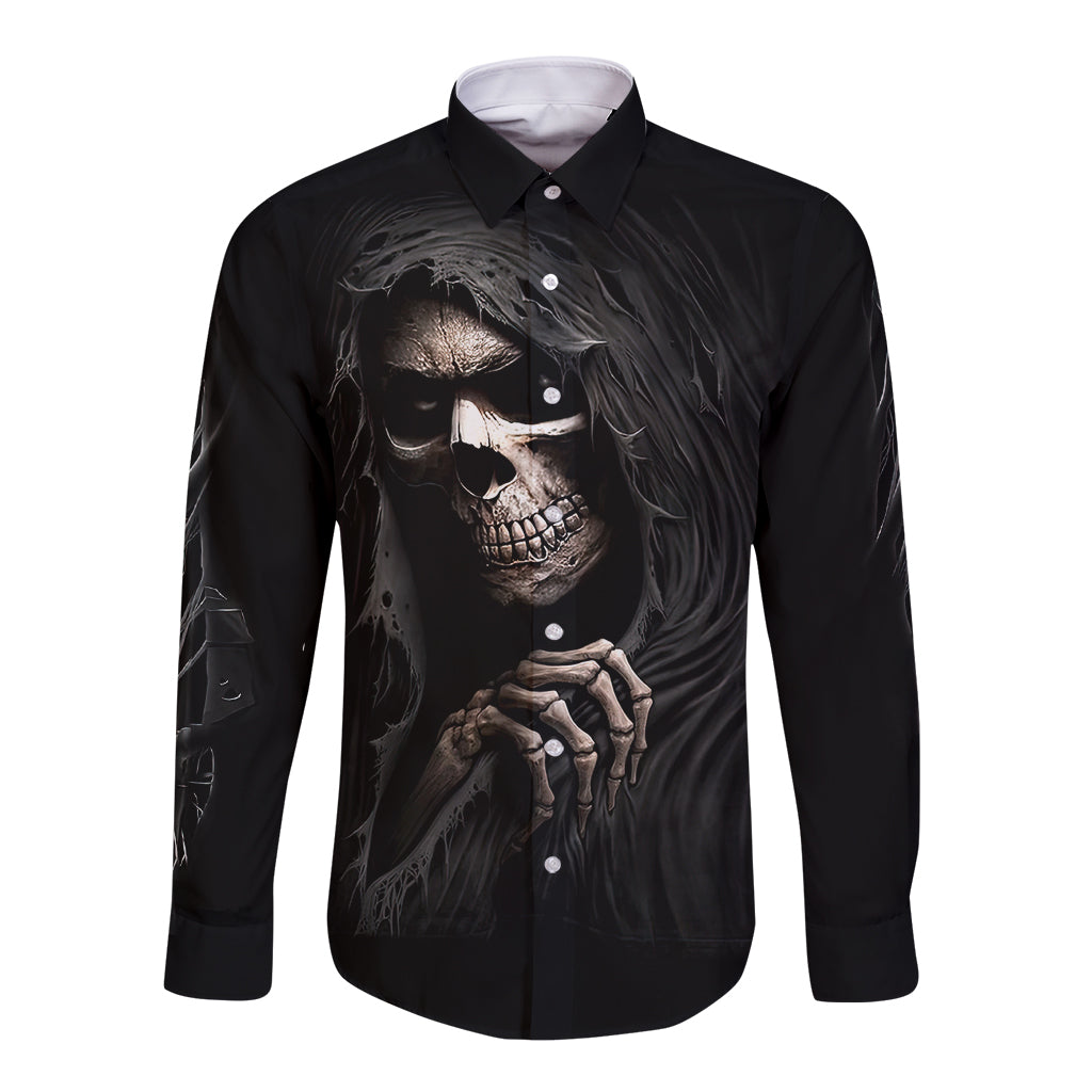 skull-long-sleeve-button-shirt-evil-skeleton-look-inside
