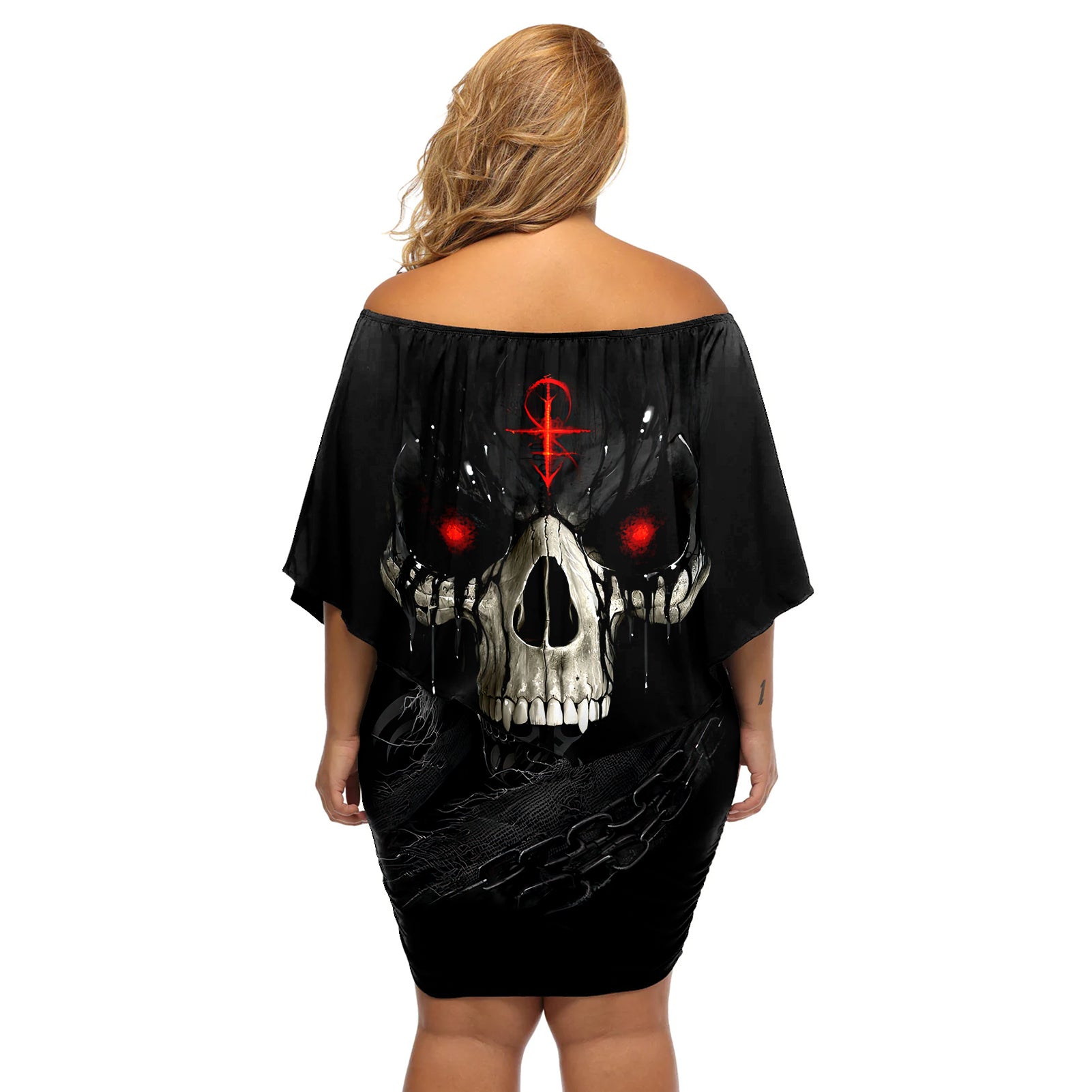 skull-off-shoulder-short-dress-black-reaper