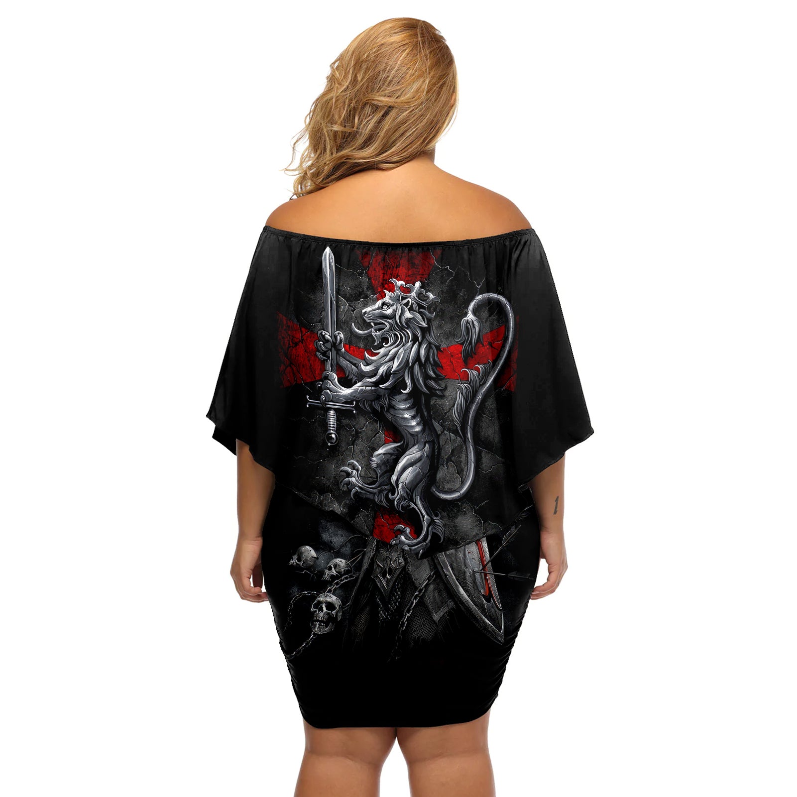 skull-off-shoulder-short-dress-death-skull-crusader