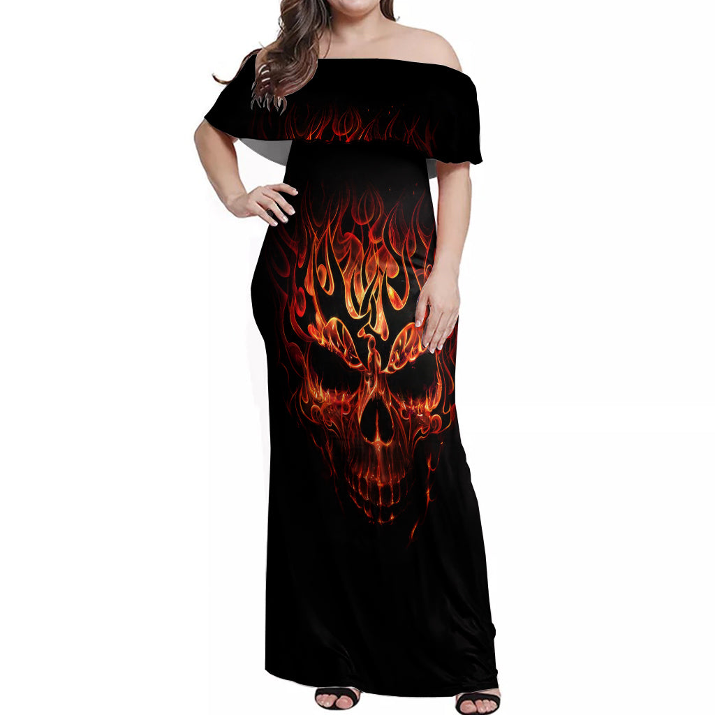 skull-off-shoulder-maxi-dress-fire-skull-tattoo-scream