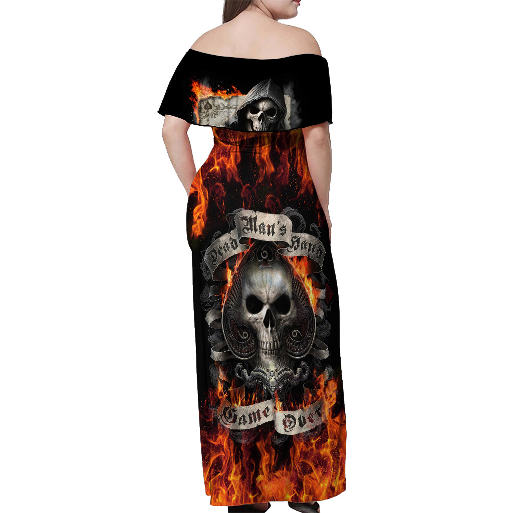 skull-off-shoulder-maxi-dress-gambling-death-fire