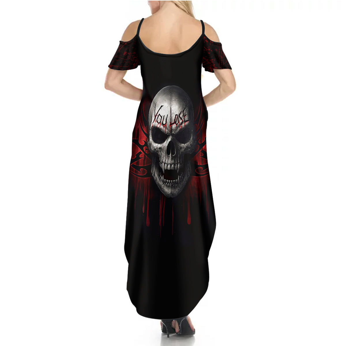 skull-summer-maxi-dress-death-skull-game-over
