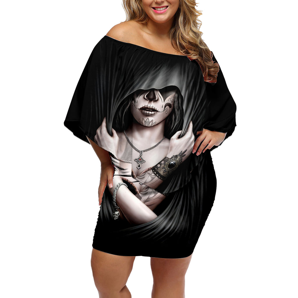 skull-off-shoulder-short-dress-girl-day-of-the-dead