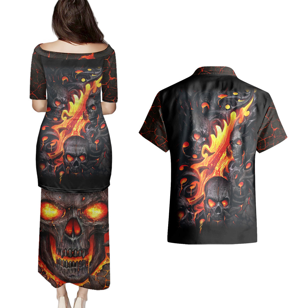 skull-couples-matching-puletasi-dress-and-hawaiian-shirt-flame-skull-lava-inside