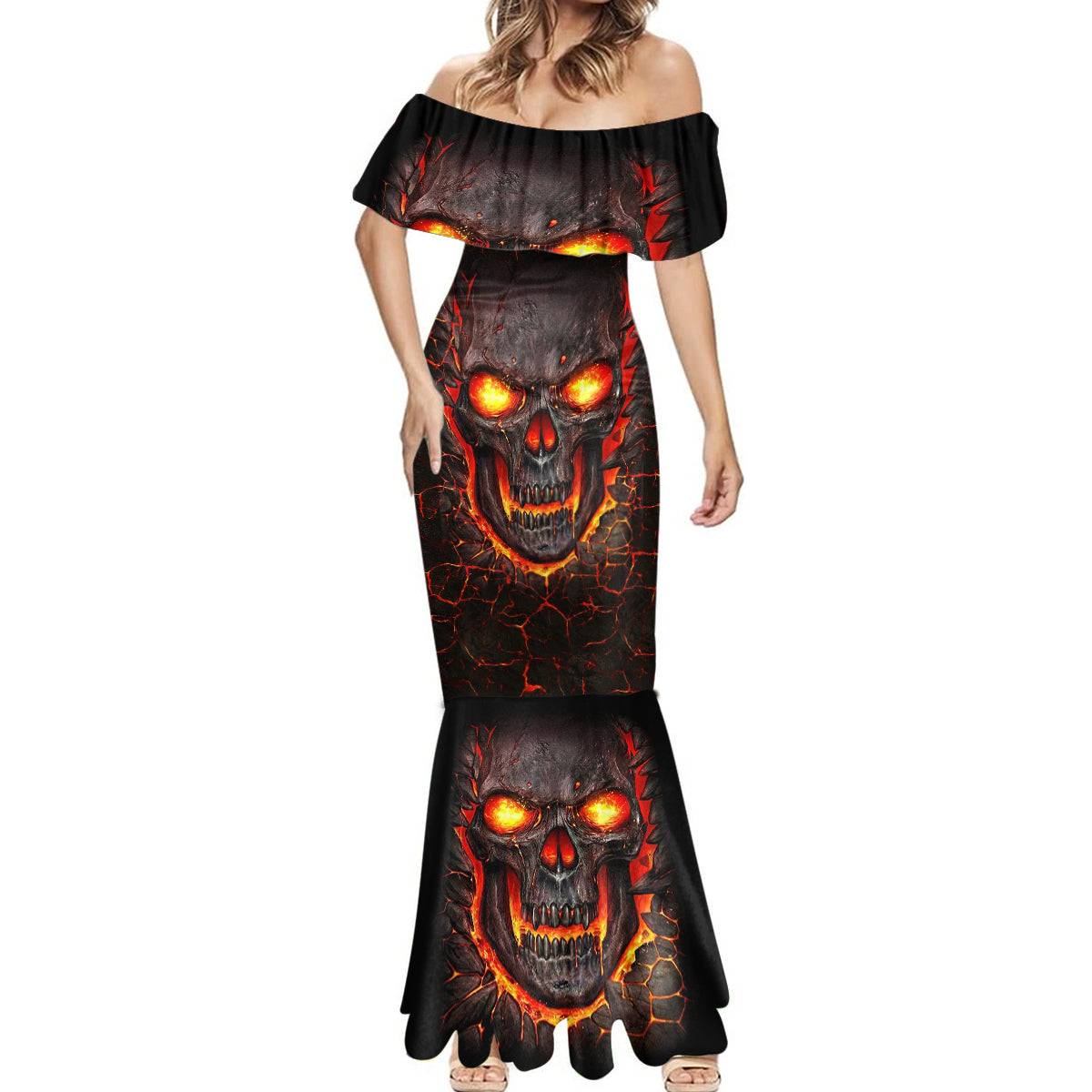 skull-mermaid-dress-flame-skull-lava-inside