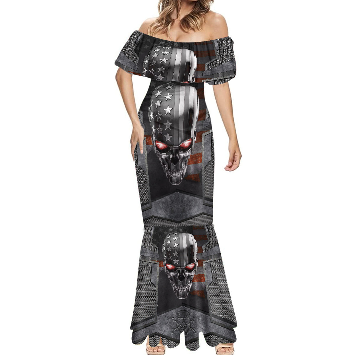 skull-mermaid-dress-metal-head-skull-american