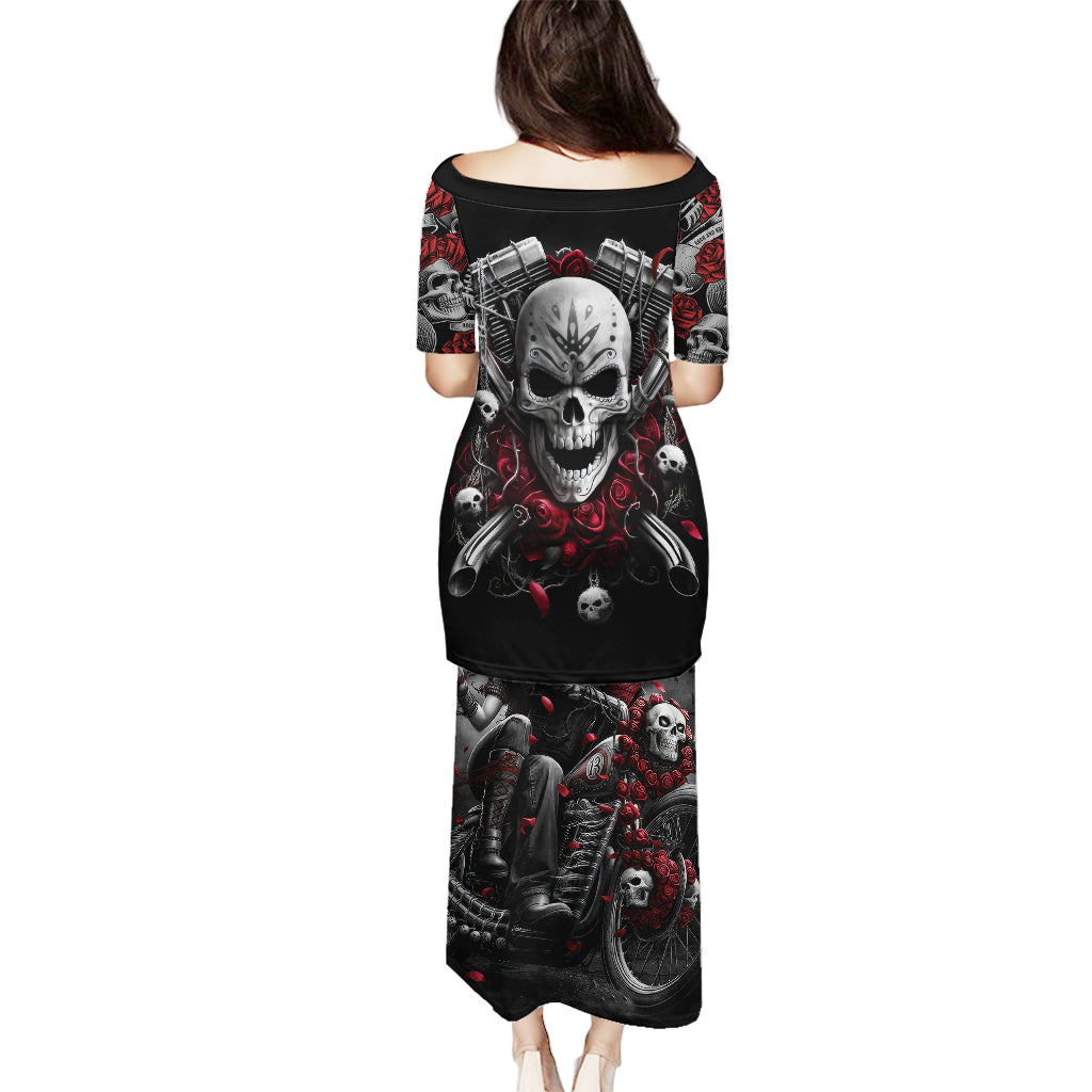 skull-puletasi-riding-motocycle-girl-rose