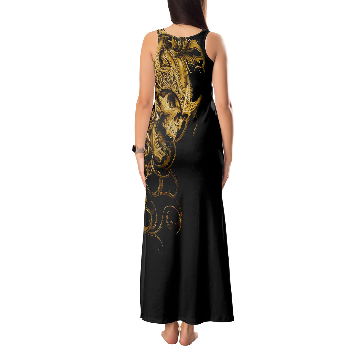 skull-tank-maxi-dress-golden-warrior-royal