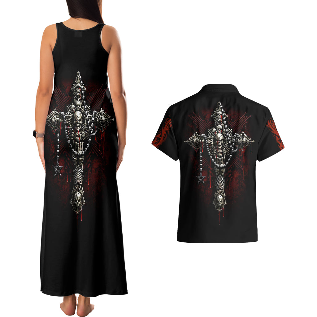 skull-couples-matching-tank-maxi-dress-and-hawaiian-shirt-head-skeleton-cross-skull