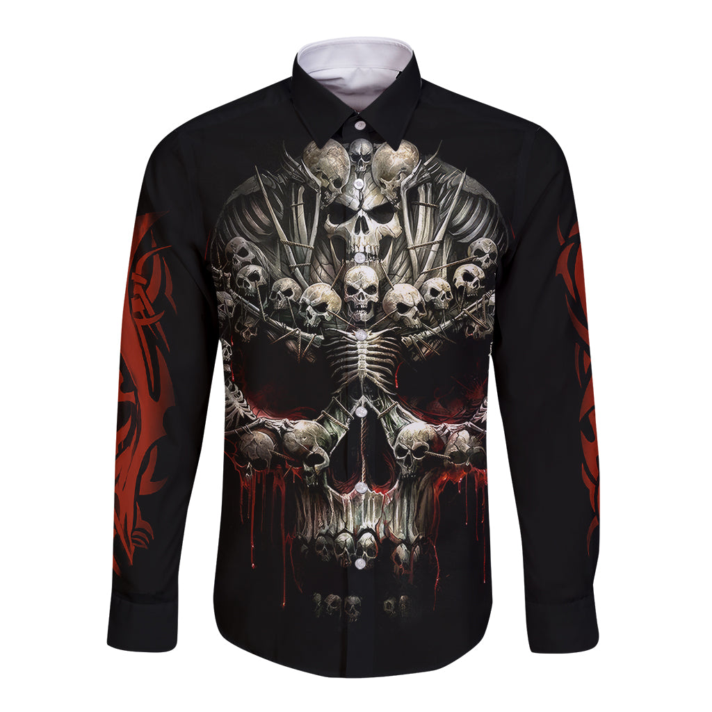 skull-long-sleeve-button-shirt-head-skeleton-cross-skull
