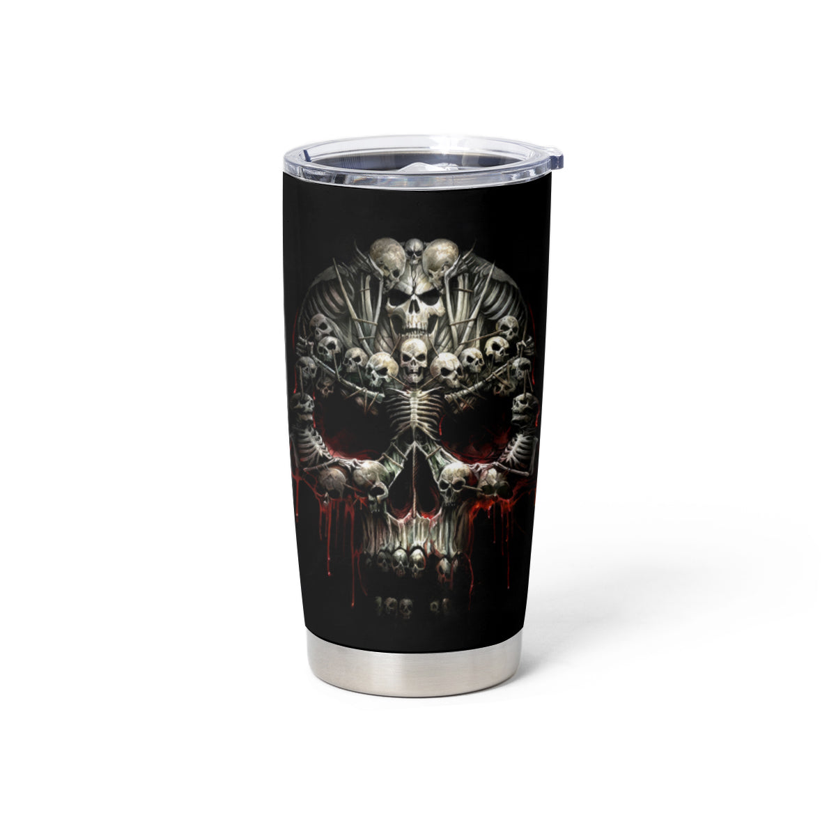Skull Tumbler Cup Head Skeleton Cross Skull