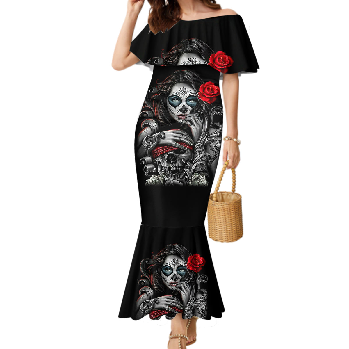 skull-mermaid-dress-skull-girl-spoiled-wife
