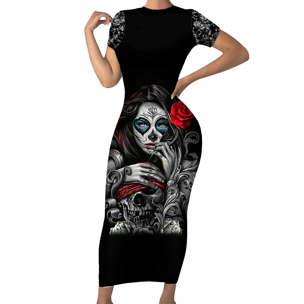skull-short-sleeve-bodycon-dress-skull-girl-spoiled-wife