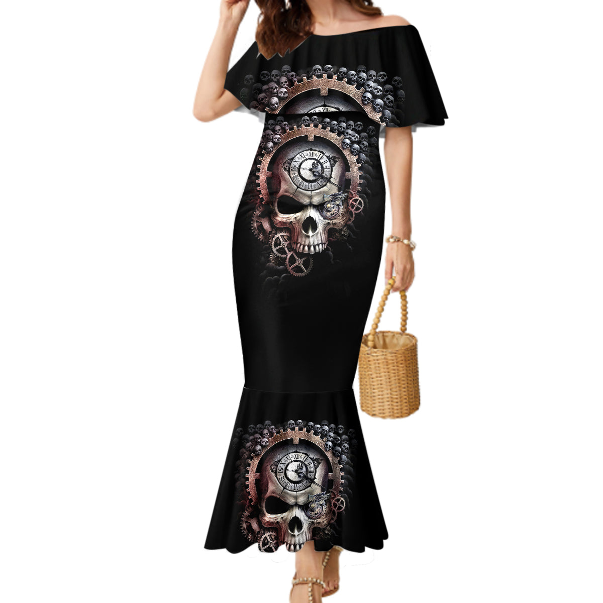 skull-mermaid-dress-skull-grim-time-reaper