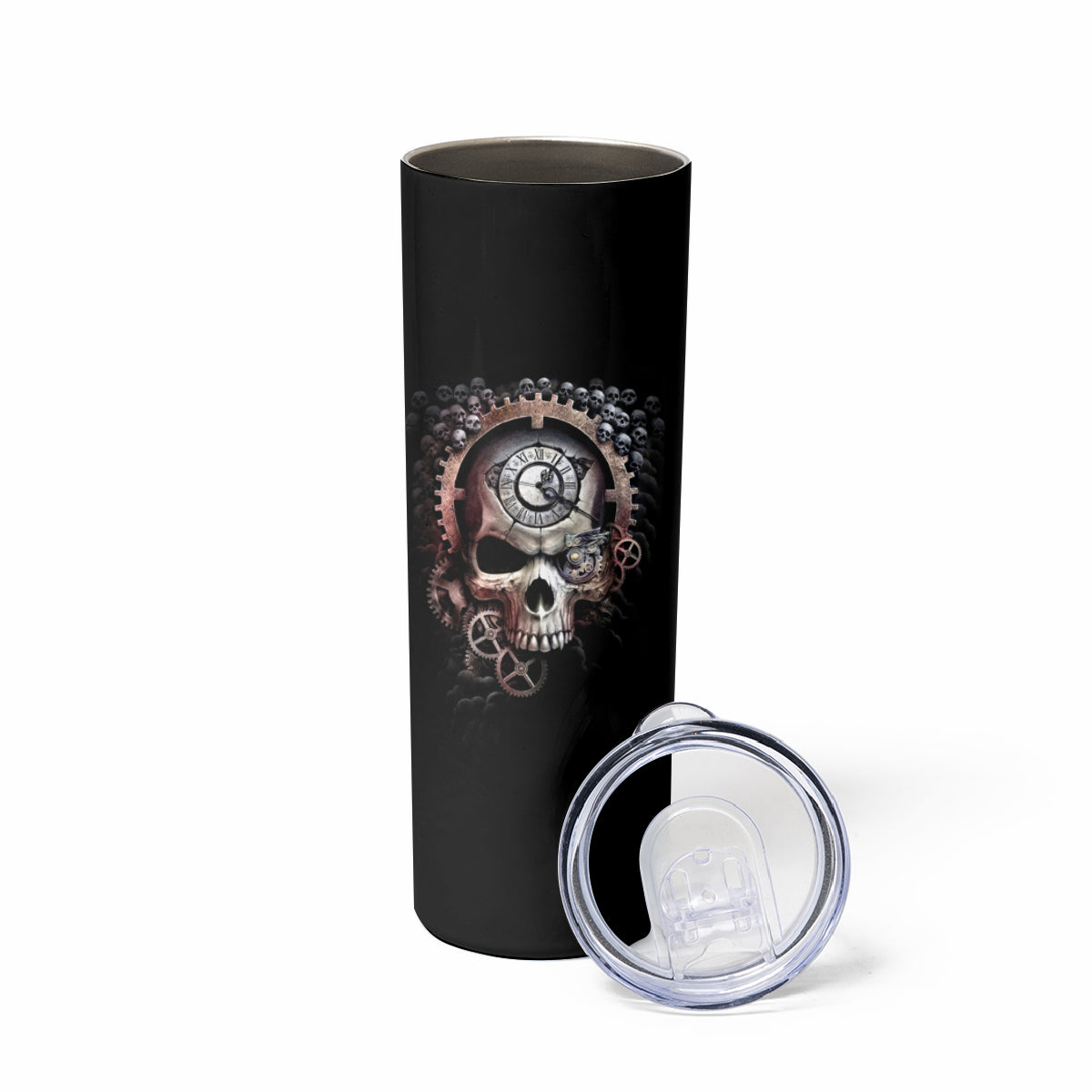 Skull Skinny Tumbler Skull Grim Time Reaper