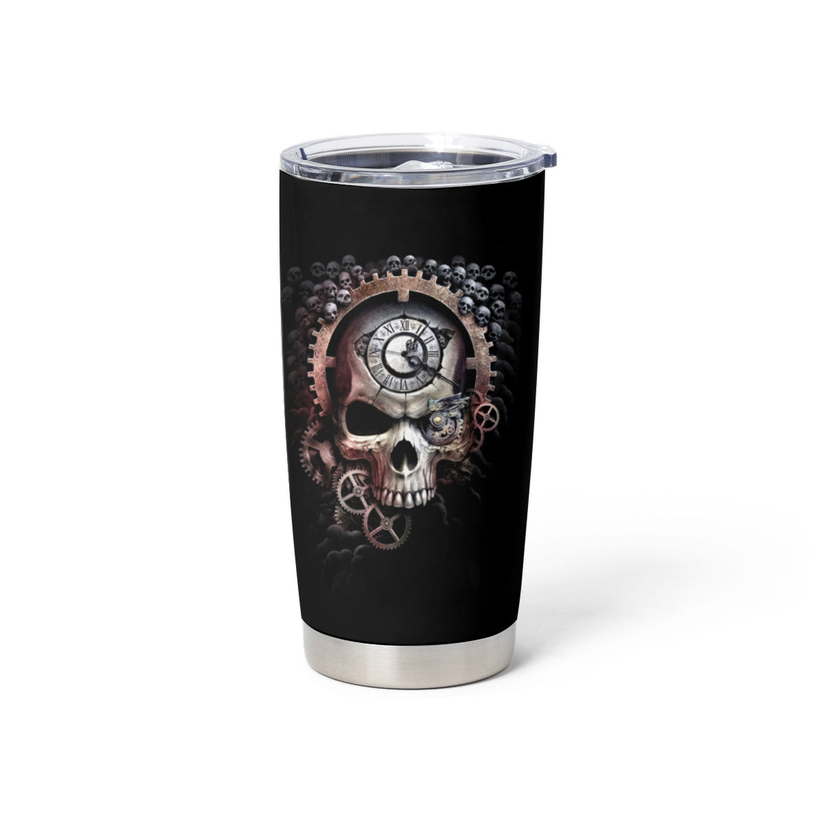 Skull Tumbler Cup Skull Grim Time Reaper