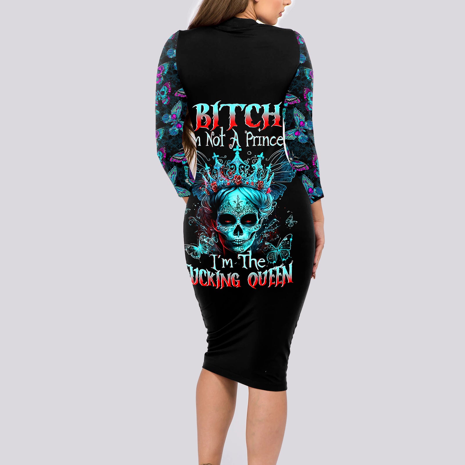 da-de-los-muertos-skull-long-sleeve-bodycon-dress-im-not-a-princess-im-the-queen