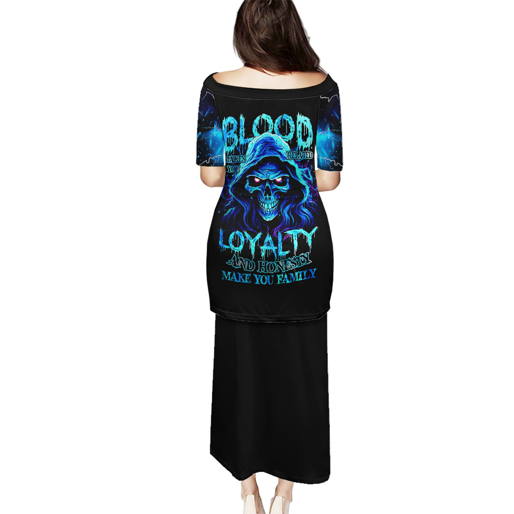 blue-flame-skull-puletasi-blood-make-you-related
