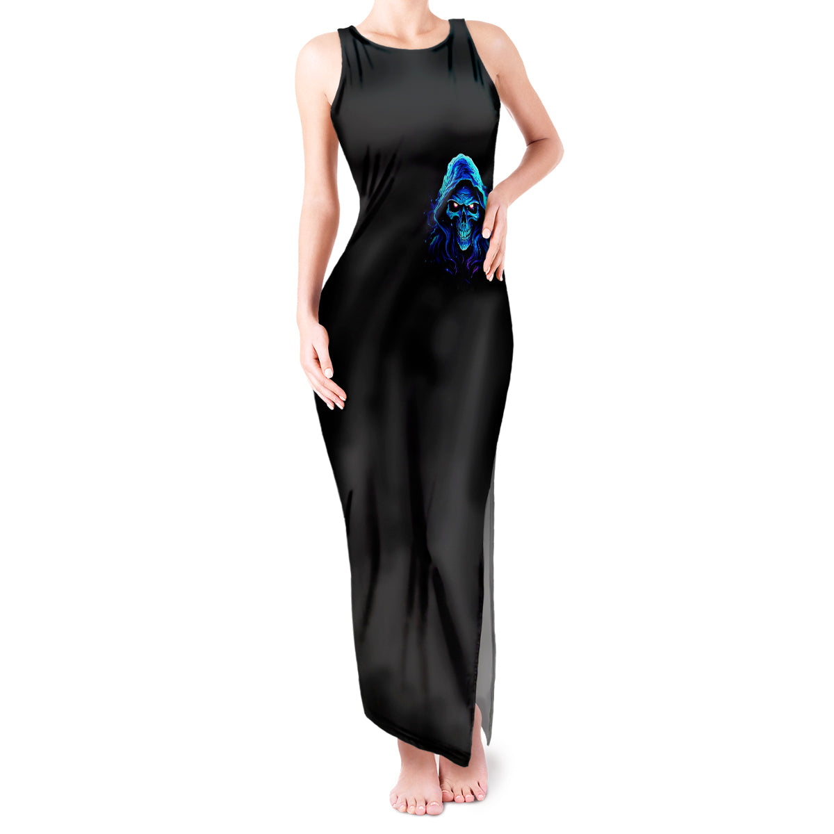 blue-flame-skull-tank-maxi-dress-blood-make-you-related