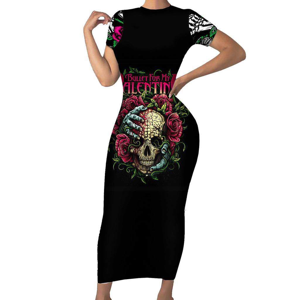 viper-skull-short-sleeve-bodycon-dress-bullet-for-my-valentine