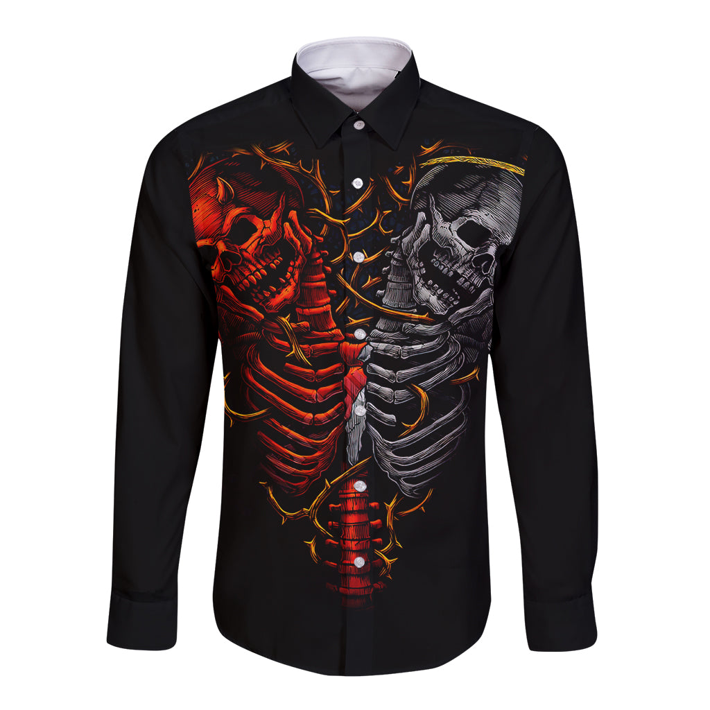 skull-long-sleeve-button-shirt-devil-and-angel-twin-skull