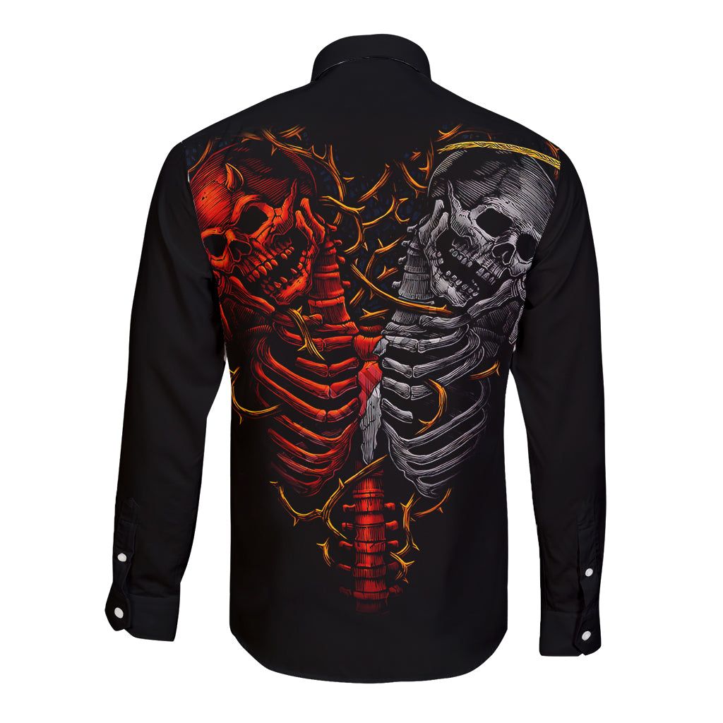 skull-long-sleeve-button-shirt-devil-and-angel-twin-skull