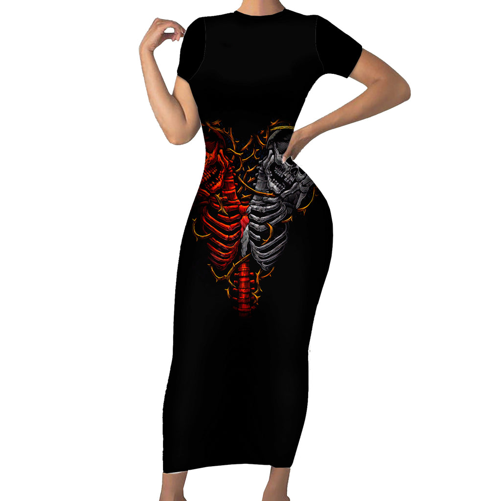 skull-short-sleeve-bodycon-dress-devil-and-angel-twin-skull